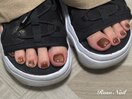 ワンカラーで巻き爪補正