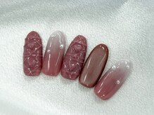 ディーネイル 池袋(D-nail)/【森】ハート キルティング