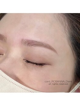 cord長野店《まつ毛パーマ/パリジェンヌ/フラットラッシュ/マツエク/LED/眉毛》/美眉アイブロウ&眉カラー