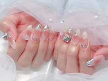 ロワ バイ ジョアアンジェ(Roi by joieange)/ガラスフレンチ/チークネイル/春