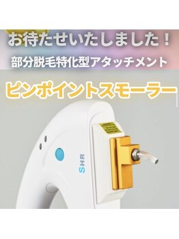 ヴィオラス(VIOLUS)の写真/眉上・眉下・小鼻・鼻入口・口元まで！当てにくい産毛を狙い撃ちピンポイント脱毛