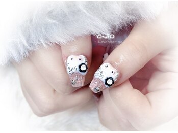 ラベンダーネイル(Lavender nail)の写真/ワンホン・韓国系・長さだしも理想以上の輝きを叶える！10本つけ放題♪持ち込み150分￥9,780