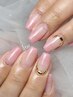 【菊池指名】ジェルネイル☆花びらのように色付くふんわりグラデーション