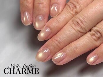 シャーム(CHARME)の写真/【初回来店時オフ無料★4週間以内のご来店で付替オフ無料】完全マンツーマンの隠れ家salon♪

