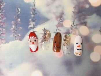 ネイルサロン&スクール ジーナ(GINA)/サンタさんネイル