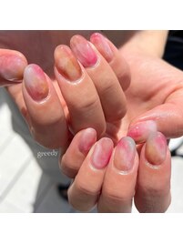 ジュシーなニュアンスネイル