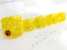 ネイルフロンティア 吉祥寺(NAIL FRONTIER)/菜の花フットネイル11980円