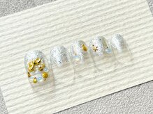 エストリブレ(estLivre)/クリスマスリースネイル