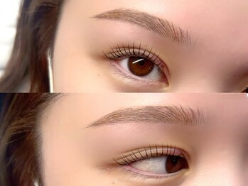 アイラッシュルーム カカ(kaka)の写真/前髪からチラッ★カッコ可愛い理想の眉毛へ!!美眉・アーチ眉は当店にお任せ♪