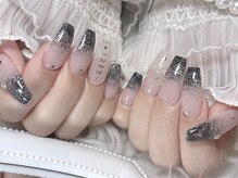 リンドネイル バイ モカ アンド ララ(Lind nail by moca and LaLa)/【mio】ラメグラデーション