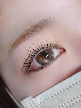 ミーシグ(Mysig7)の写真/次世代まつ毛パーマ！高濃度トリートメントを2stepで使用◎お目元の形に合わせ根本から立ち上げぱっちりEye
