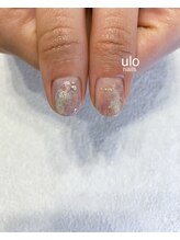 ウロネイルズ(ulo nails)/もふもふとシルバーニュアンス