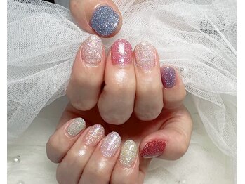 ジェー エス シー ネイル(J.S.C.nail)/ワンカラー/ラメ/派手色