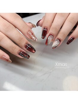 エンズネイル(O’s nail)/クリスマスネイル