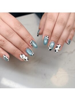 エンズネイル(O’s nail)/ダルメシアンネイル