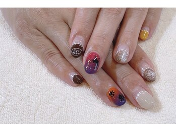 ハロウィンネイル