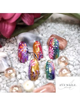 アヤネイルズ アンド アイラッシュ(AYA NAILZ.&Eyelash)/秋の新作デザイン¥8800