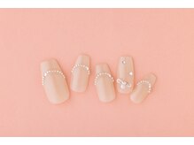 ヴァンネイル(VINGT NAIL nail&eye beauty)/パーツを使ったフレンチネイル★