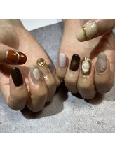 リファインネイル(refinenail)/秋色ニュアンスネイル