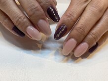 マハロネイル(Mahalo Nail)/ワンポイント☆キラキラネイル