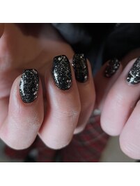 ワンカラー＋ラメ