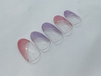 シンプルハロウィンネイル