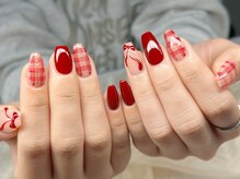 リノネイル(Lino Nail)/チェックネイル