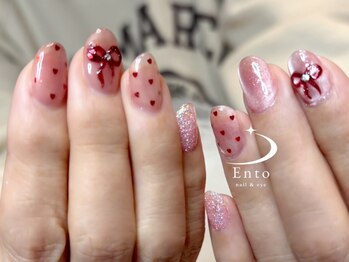 エント(Ento)の写真/お値段もデザインも可愛く理想のネイルを実現！当日限定のゲリラクーポンは必見★ネイル以外のメニューも◎