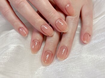 Li-Re GINZA【パラジェル・フィルイン・美爪育成】/自爪風肌馴染みピンクワンカラー