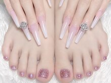 ネイルサロン ジェイム(NAIL SALON Jaime)の雰囲気（フットネイルと同じデザインも♪フットネイル、ハンドネイル）