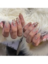 イベル 京橋店(ibelu)/チェックネイル