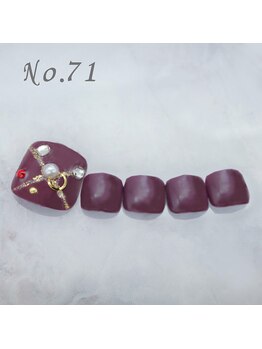 はあとねいる 渋谷三丁目店/フットネイル:No.71