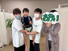 あおい整体/お客様との記念写真
