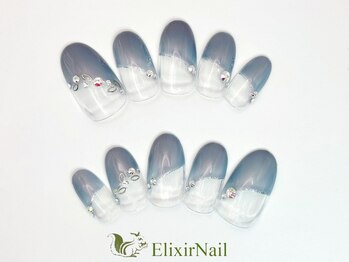 エリクサーネイル 神田(Elixir Nail)/シンプル /クーポン使用