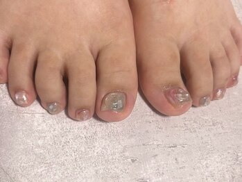 ひまりネイル(ひまりnail)/フットネイル マグネットネイル