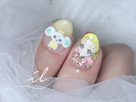 推し活ネイル×キャラクター