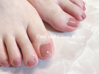 プラウネイル(Plow Nail)/【Foot】ワンカラー