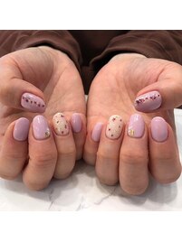 ドライフラワー/押し花/春ネイル