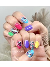 ブルーバードネイル(Blue bird nail)/カラフルnail