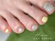 nail salon H.u.uの写真/フットデザイン込み￥5500！ハンドができない方も、指先のおしゃれで毎日をもっと輝かせませんか？☆