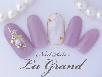 ルグラン(LU GRAND)/パープル×フラワー