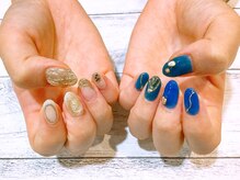 ネイルアルケー(Nail ARCHE)/アシメ×メタリック