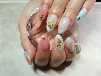 シュガーネイル(sugar nail)/パステルネイル