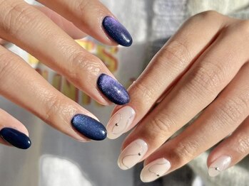 バンビちゃんのお目目 辻堂本店/ニュアンス×アシメ¥8700