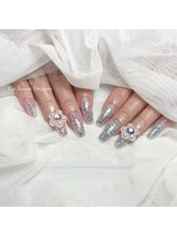 アン ジョーヌドラゴ/【自爪ネイル】キラキラネイル