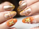 チェック＆くまさんネイル♪