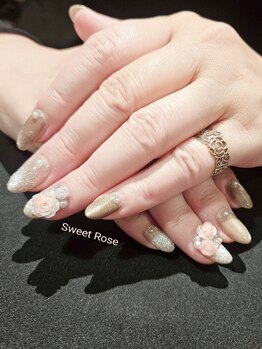 スウィートローズ(Sweet Rose)/Sweet Rose Nail