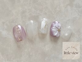 ぷっくりパープルフラワー ¥9980