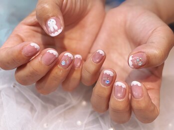 シェリ ネイル(Cherie Nail)の写真/《持ち込みデザイン・パーツ大歓迎♪》毎月のネイルをあなたの『好き』が詰まった指先に＊。