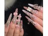 チップ長さ出し＊持ち込みデザイン、ゴテゴテデザイン16990(量産系ＯＫ)